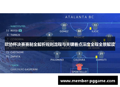 欧协杯决赛赛制全解析规则流程与关键看点深度全程全景解读